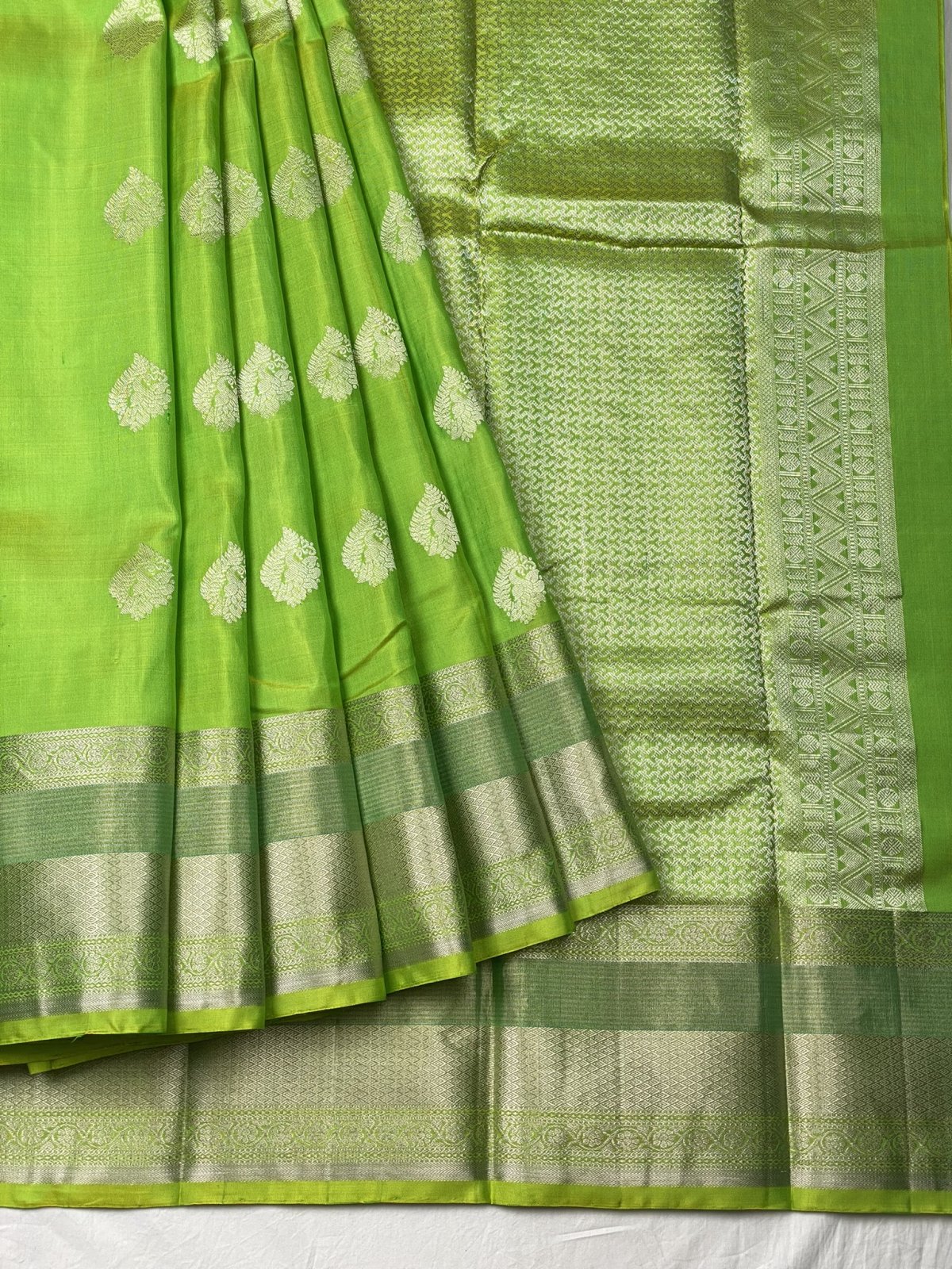 Light Green Soft Silk Saree 