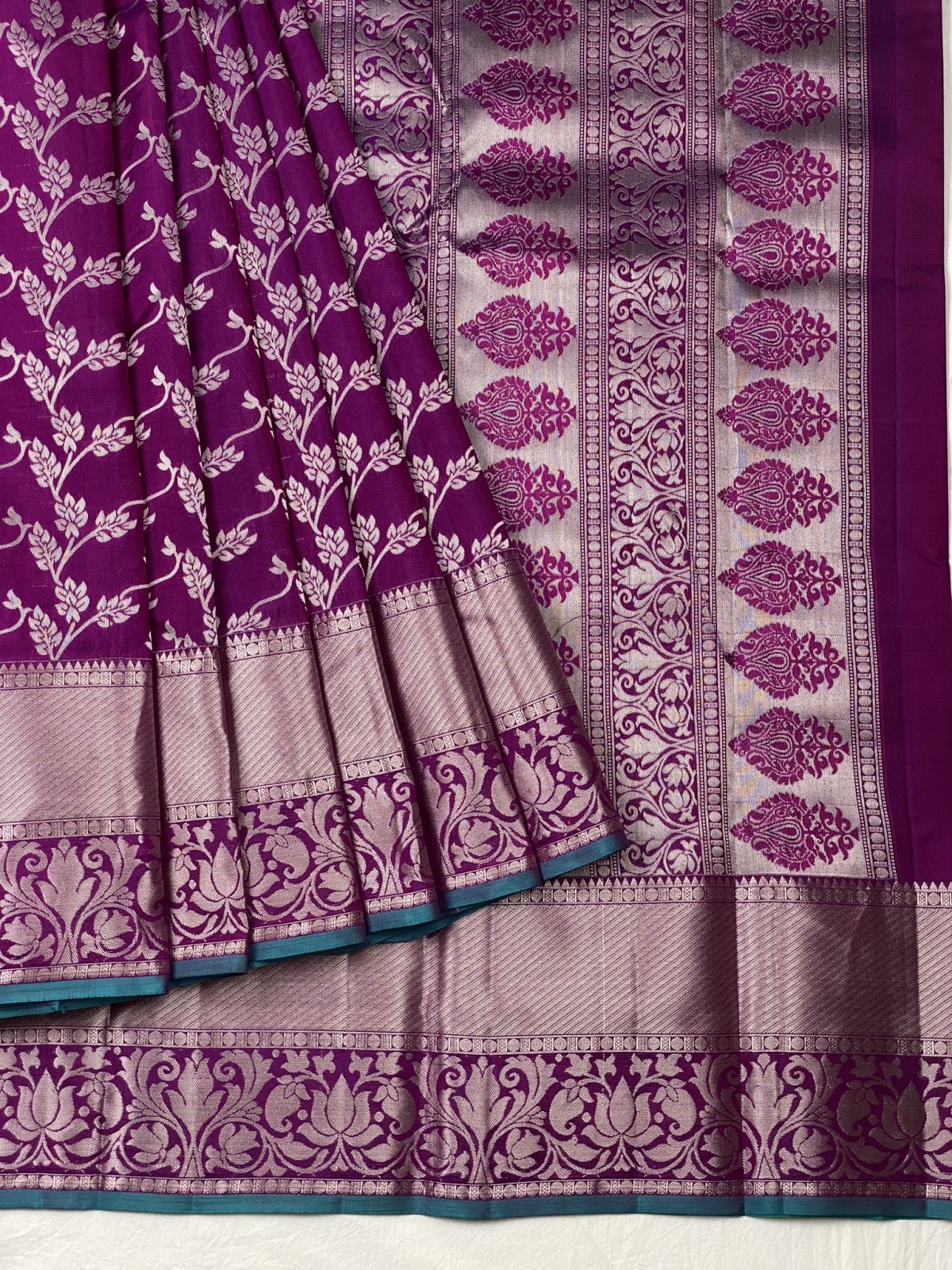 Purple Soft Silk Saree 