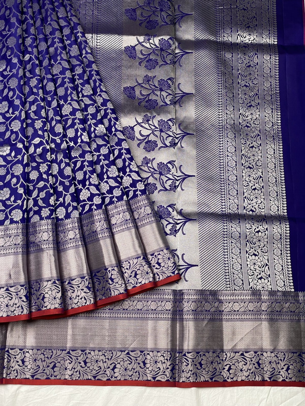 Royal Blue Soft Silk Saree 
