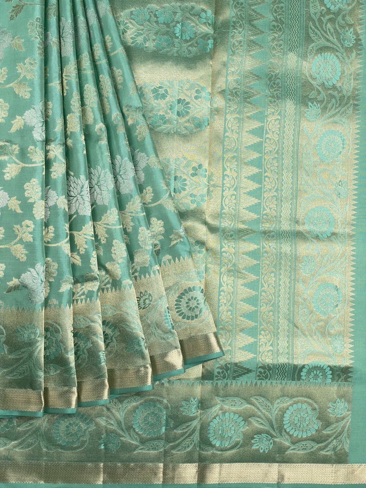 BLUE SOFT SILK SAREE 