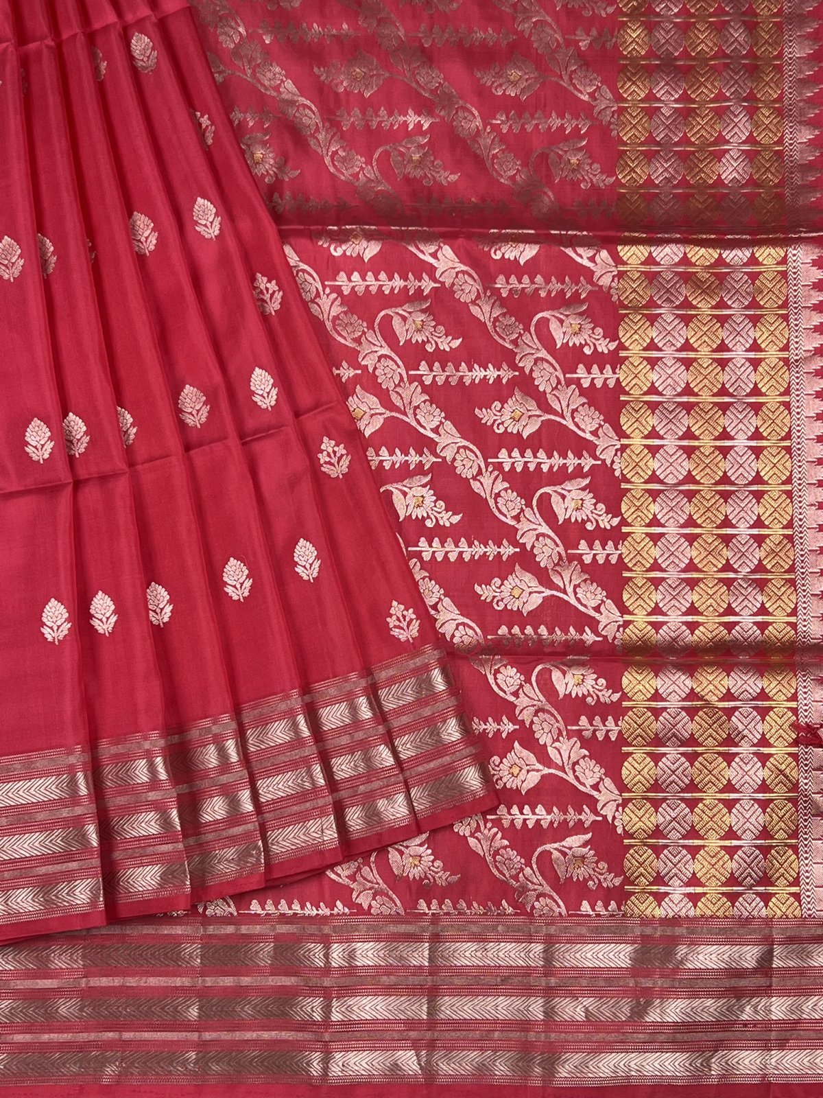 PINK SOFT SILK SAREE 